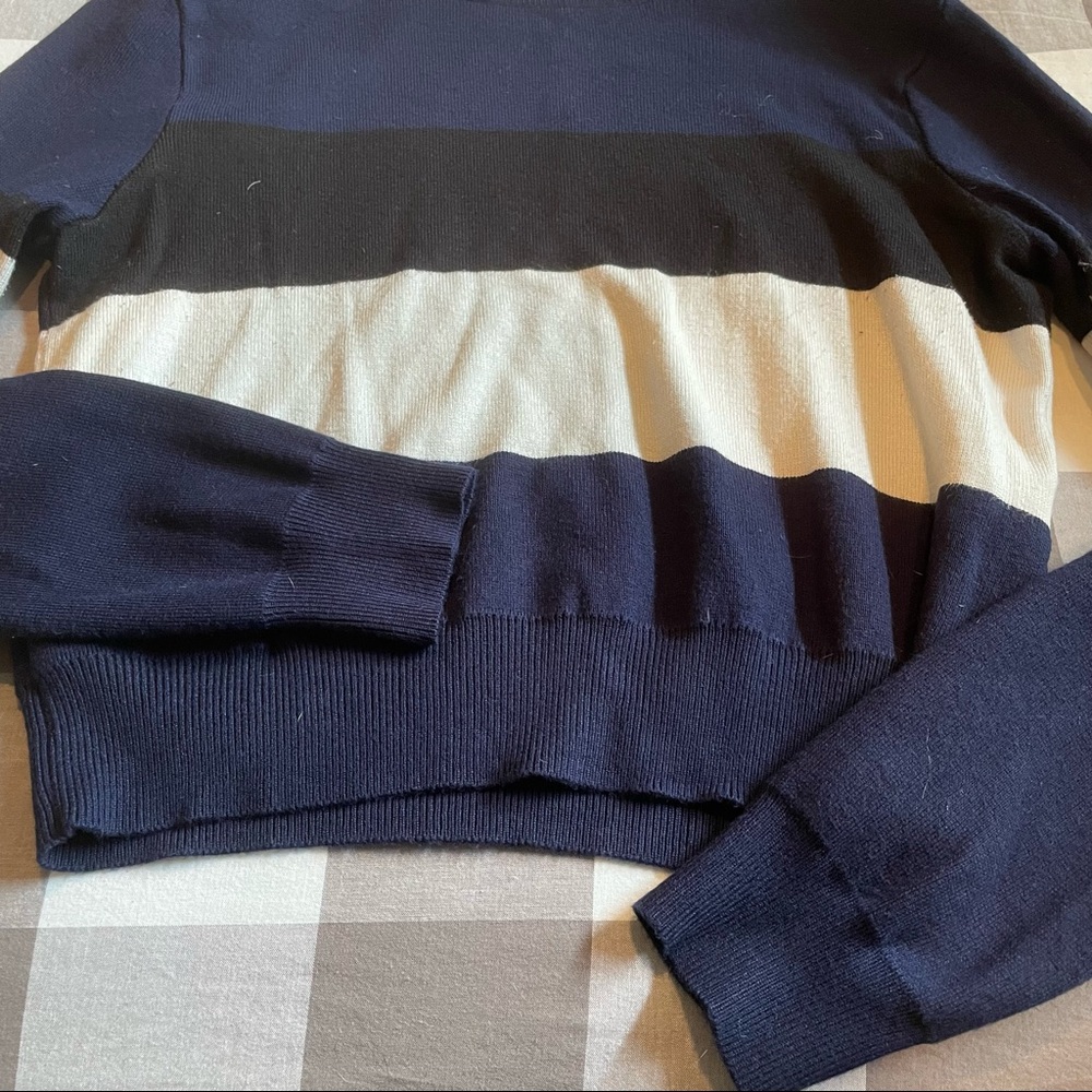 Zara Color Block Sweater - Picture 3 of 5